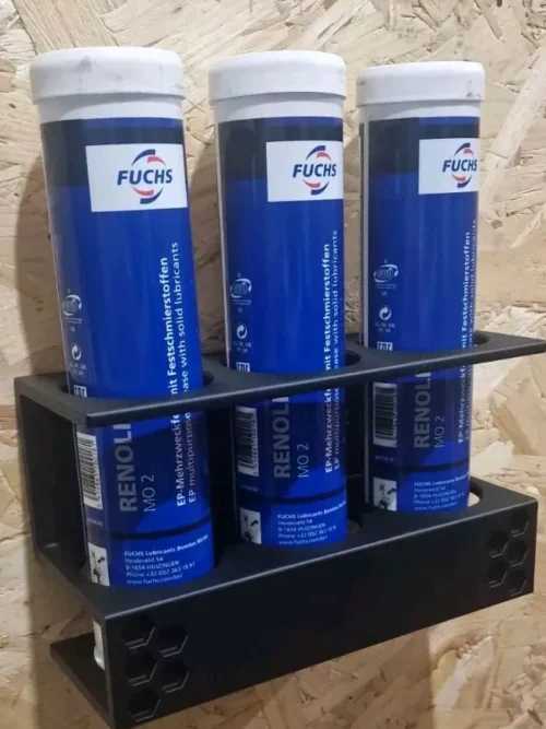 Workshop Field Garage Or Service Van Grease & Small Aerosol Tube Holder