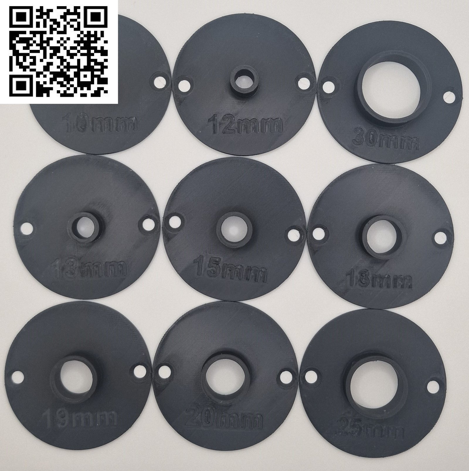 Dewalt Makita Trend Router Guide Adapter Bush 3 Pack